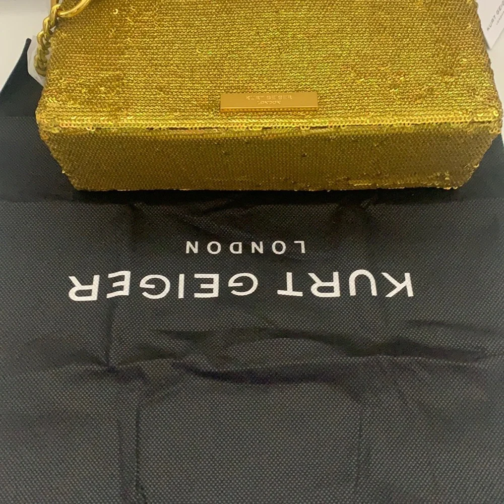 KURT GEIGER LONDON KENSINGTON SEQUINS CROSSBODY - Picture 15 of 16